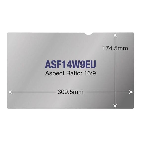 Targus Privacy Screen 14 Widescreen (16:9) ASF14W9EU