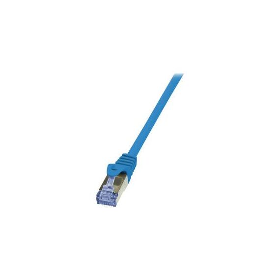 LogiLink PrimeLine Patch cable CAT 6a 1 m RJ-45 (M) to RJ-45 Blue CQ3036S