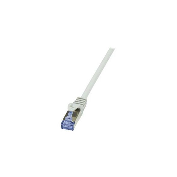 LogiLink PrimeLine Patch cable CAT 6a 5 m  RJ-45 (M) to RJ-45 Grey CQ3072S