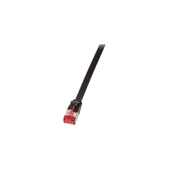 LogiLink SlimLine Patch cable CAT 6a 2 m RJ-45 (M) to RJ-45 Black CF2053S
