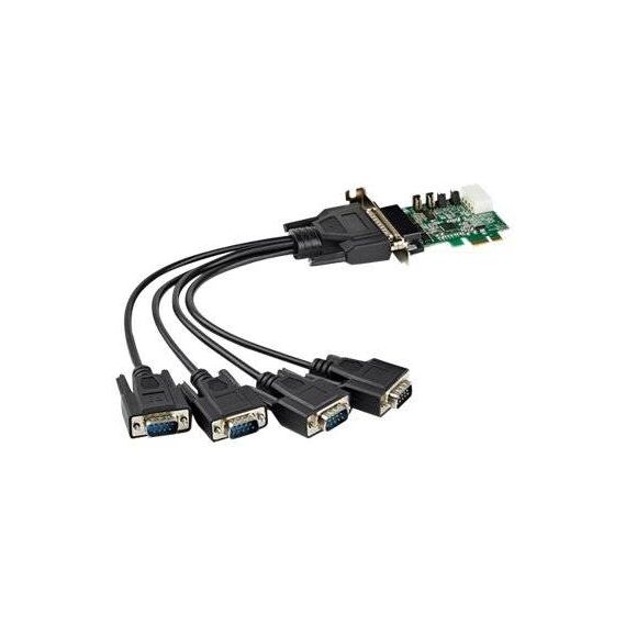 StarTech.com 4 Port PCI Express RS232 Serial PEX4S953LP