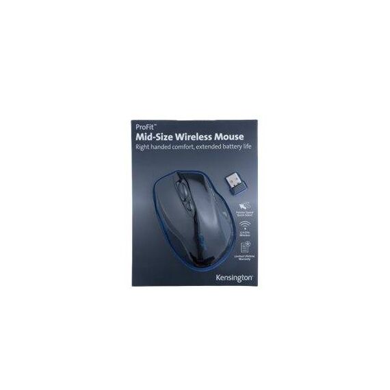 Kensington Pro Fit Mid-Size Mouse right-handed 2.4GHz Wireless K72405EU