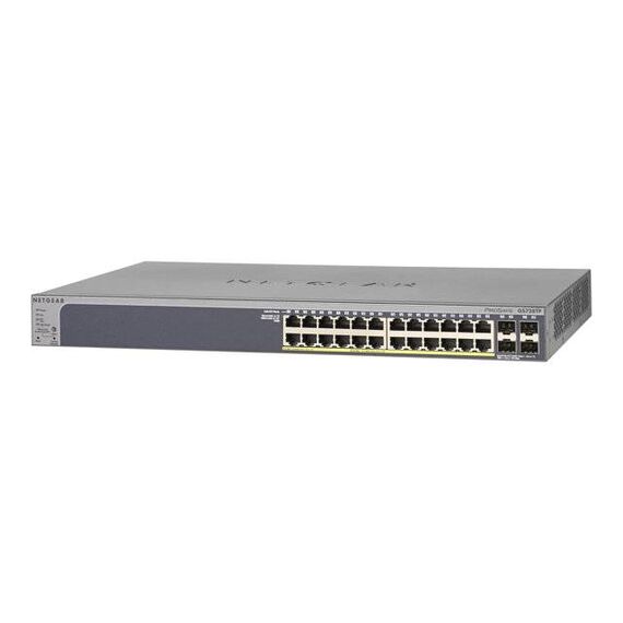 NETGEAR GS728TP 24-Port GigE+PoE Smart Managed (190W) +4xSFP GS728TP-200EUS
