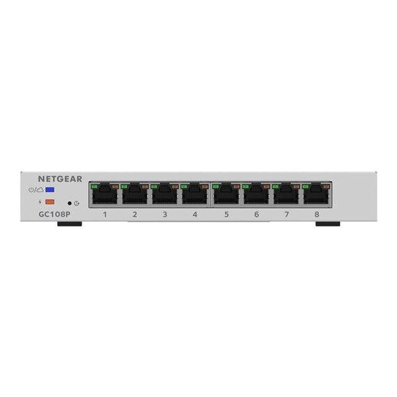 NETGEAR Insight Managed Smart Cloud GC108P 8 x 1000 + POE (64W) GC108P-100PES