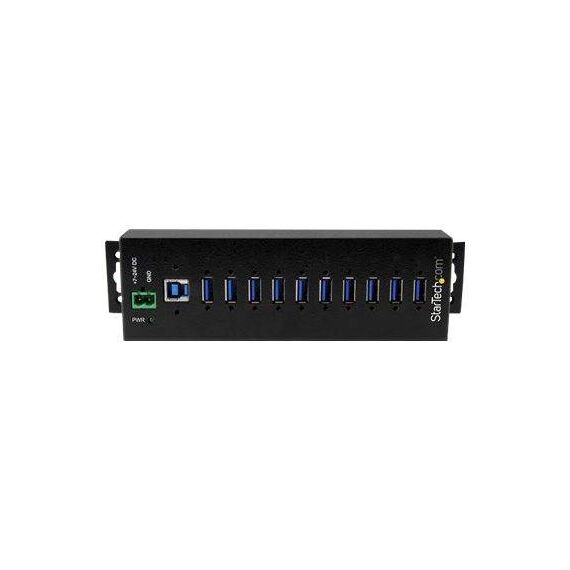 StarTech.com 10-Port Industrial USB 3.0 Hub HB30A10AME
