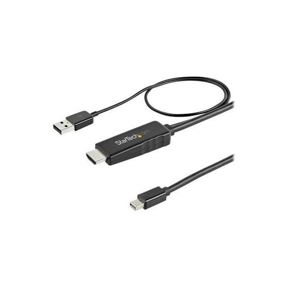 StarTech.com 3.3 ft. (1 m) HDMI to Mini DP Active 4K30Hz Black HD2MDPMM1M