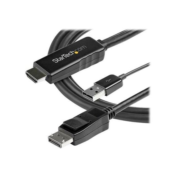 StarTech.com 3m HDMI to DisplayPort Adapter 4K30HZ Black HD2DPMM3M
