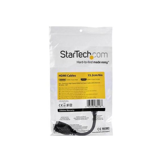 StarTech.com 6in High Speed HDMI Port Saver HD2MF6INL