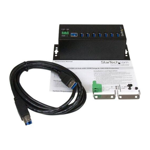 StarTech.com 7-Port Industrial USB 3.0 Hub with HB30A7AME