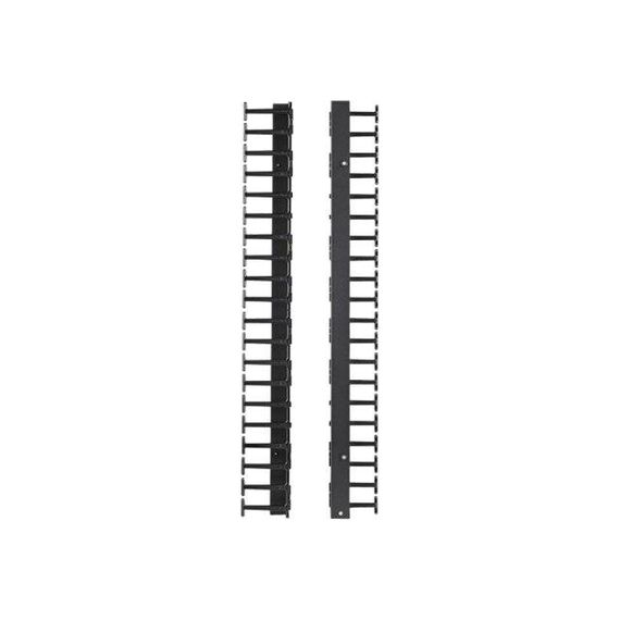 APC Rack cable management panel black 42U  (pack of 2)  AR7721