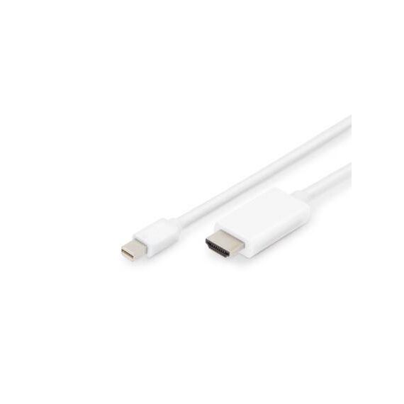 ASSMANN cable Mini DisplayPort (M) to HDMI (M) 2m white