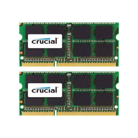 Crucial DDR3 8 GB: 2 x 4 GB SO-DIMM 204-pin CT2K4G3S160BM