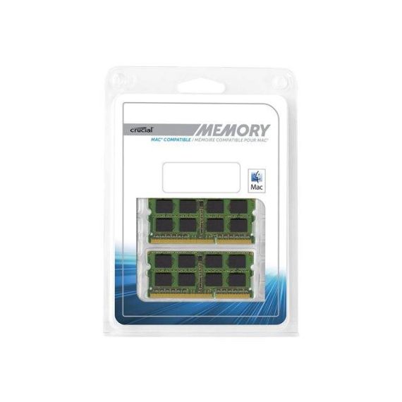Crucial DDR3 8 GB: 2 x 4 GB SO-DIMM 204-pin CT2K4G3S160BM