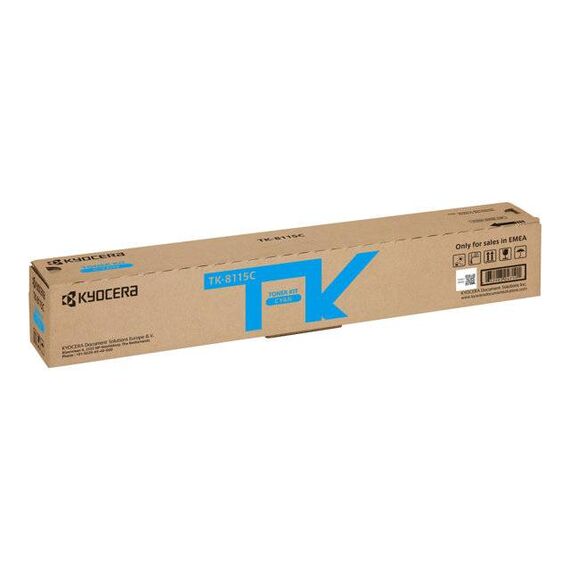 Kyocera TK 8115C Cyan original toner cartridge 1T02P3CNL0