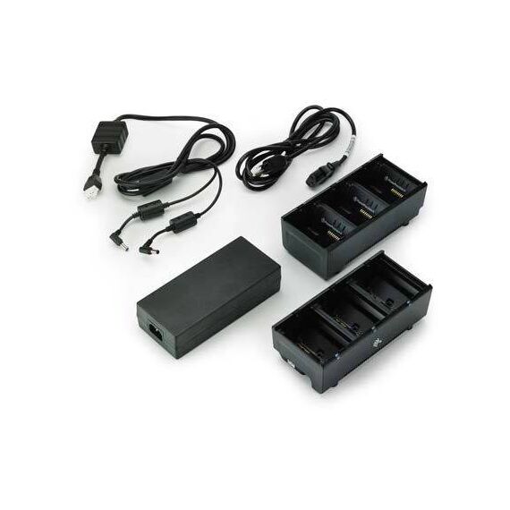 Zebra 3-Slot Battery Charger Connected SAC-MPP-6BCHUK1-01