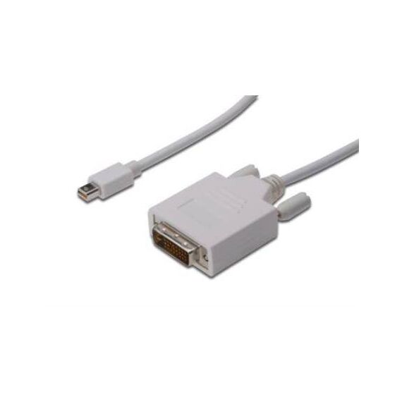 ASSMANN Mini DisplayPort (M) to DVI-D (M)  2m white