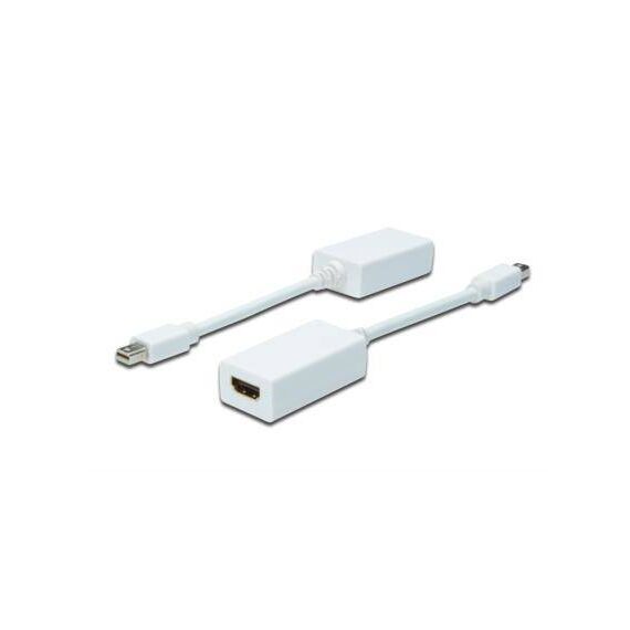 ASSMANN Mini DisplayPort (M) to HDMI (F) 15cm white