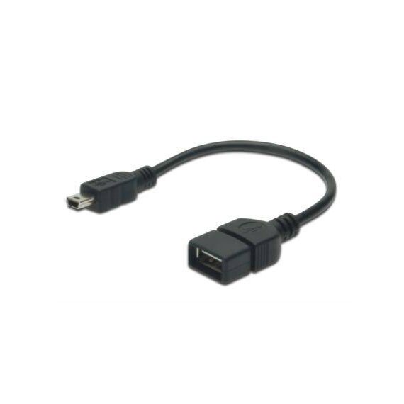 ASSMANN USB cable mini-USB Type B (M) to USB (F)