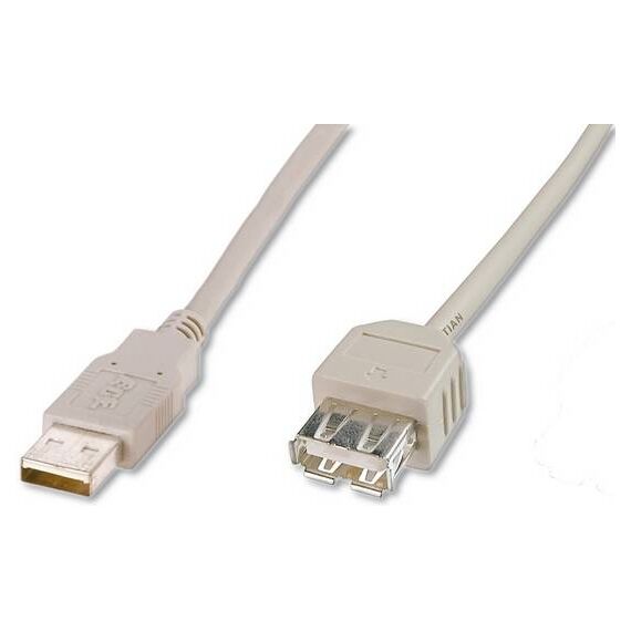ASSMANN USB extension cable 1.8m beige