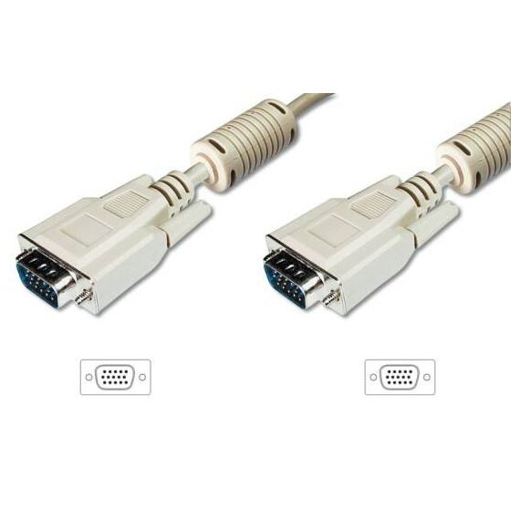 ASSMANN VGA cable HD-15 (VGA) (M)  10m AK-310103-100-E
