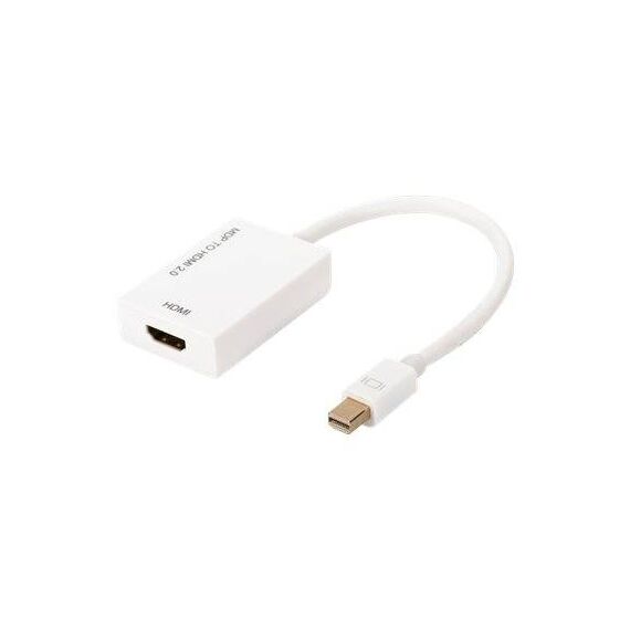 ASSMANN adapter Mini DisplayPort (M) to HDMI (F)  20cm white
