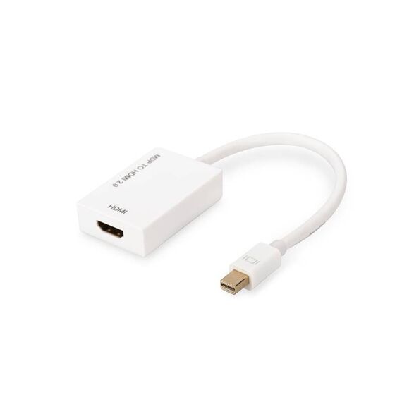 ASSMANN adapter Mini DisplayPort (M) to HDMI (F)  20cm white