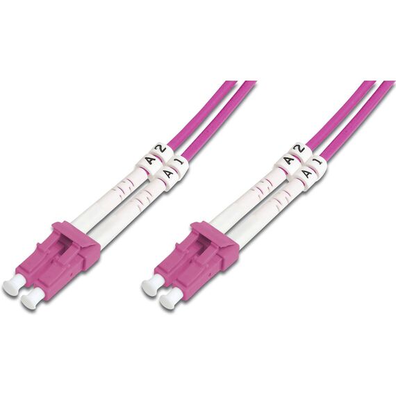 DIGITUS Patch cable LC multi-mode (M) to LC 7m aqua