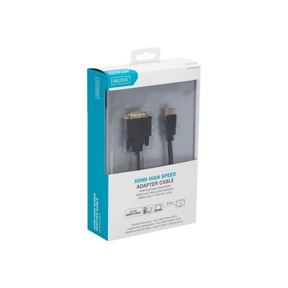 DIGITUS Video cable single link HDMI to DVI 2m  DB-330300-020-S