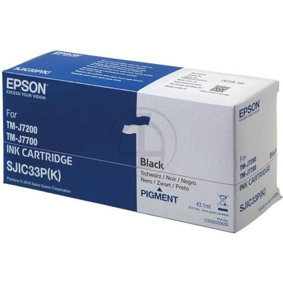 Epson Black ink cartridge for TM J7200, J7700 C33S020655