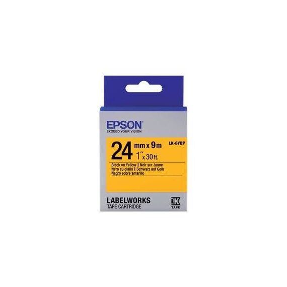 Epson LabelWorks LK-6YBP Black on yellow Roll C53S656005