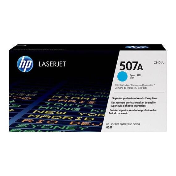 HP 507A Cyan original LaserJet toner cartridge CE401A