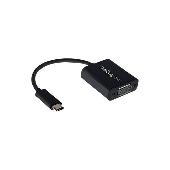 StarTech.com USB-C to VGA Adapter Black 1080p CDP2VGA