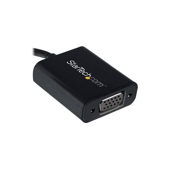 StarTech.com USB-C to VGA Adapter Black 1080p CDP2VGA