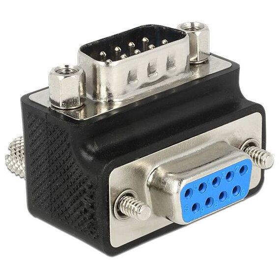 DeLOCK Serial adapter DB-9 (F) to DB-9 (M) 90° 65593