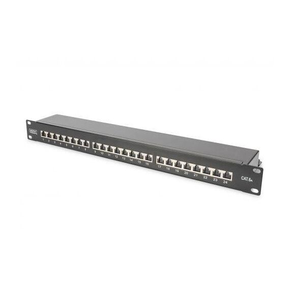 DIGITUS Professional  Patch  panel RJ-45 X 24 DN-91624S-EA-B