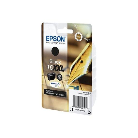 Epson 16XXL 21.6 ml XL black original C13T16814012