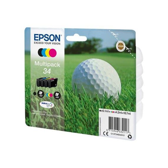 Epson 34 4-pack black, yellow, cyan, magenta C13T34664010