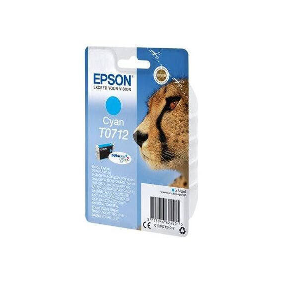 Epson T0712 5.5 ml cyan original ink C13T07124012