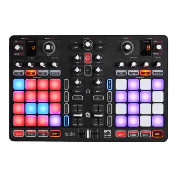 Hercules P32 DJ DJ controller 4-channel 4780848
