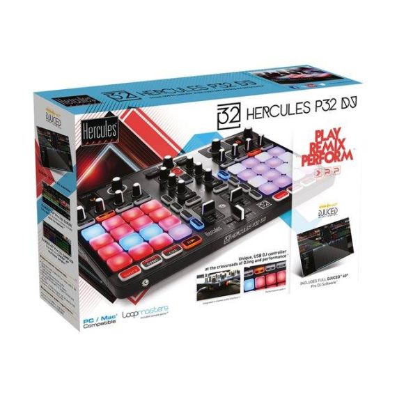Hercules P32 DJ DJ controller 4-channel 4780848