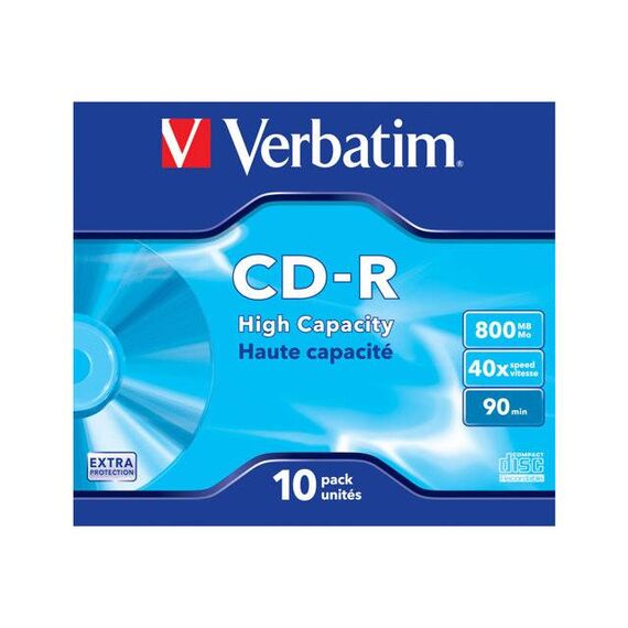 Verbatim DataLife 10 x CD-R 800 MB (90min) jewel 43428