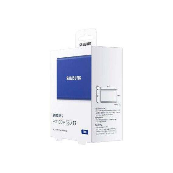 Samsung Portable SSD T7 blue  1TB USB-C MU-PC1T0HWW