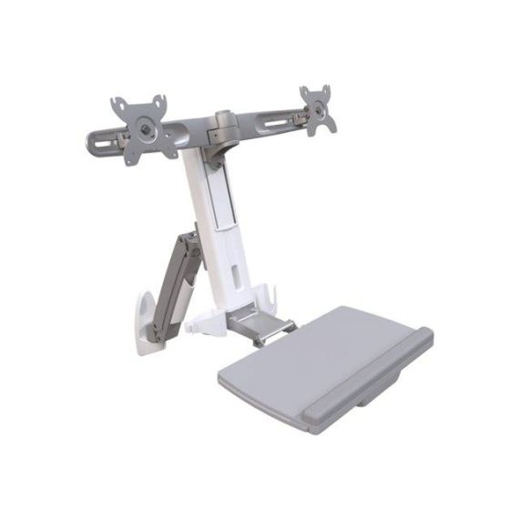StarTech.com Sit Stand Dual Monitor Arm For 2 x WALLSTS2