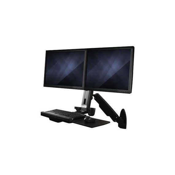 StarTech.com Sit Stand Dual Monitor Arm For 2 x WALLSTS2