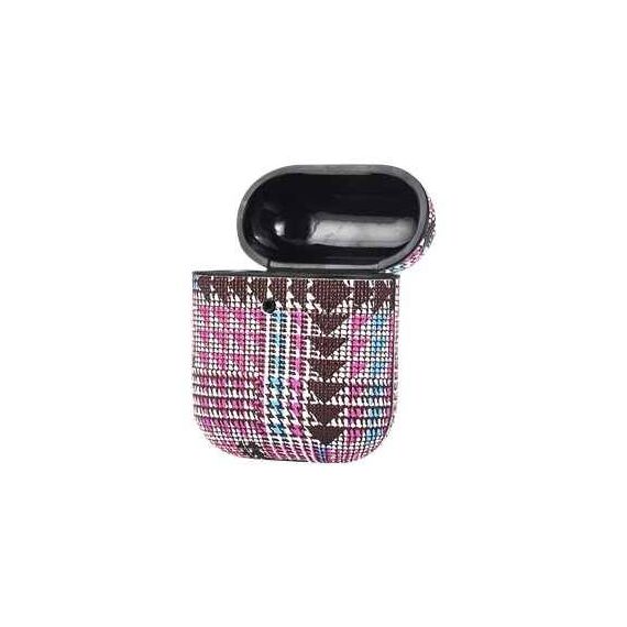 TERRATEC Air Box Case for earphones tartan pink  306853