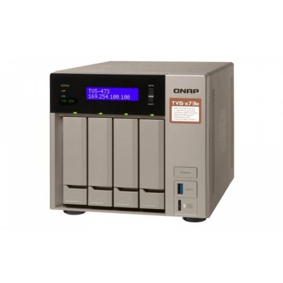 QNAP TVS-473e NAS server 4 bays SATA 6Gbs TVS-473E-4G