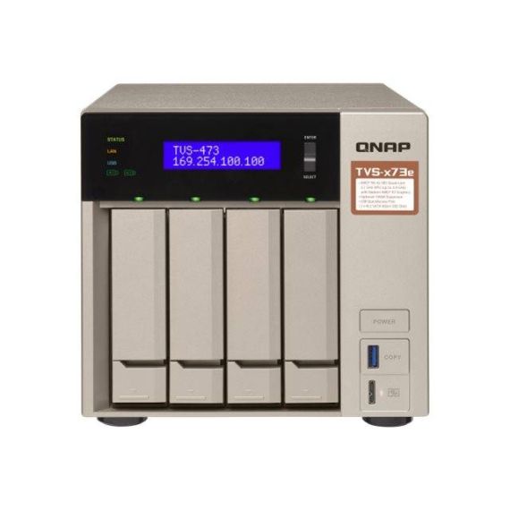 QNAP TVS-473e NAS server 4 bays SATA 6Gbs TVS-473E-4G