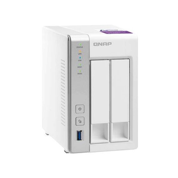 QNAP TS-231K NAS server 2 bays SATA 6Gbs RAM 1 GB TS-231K