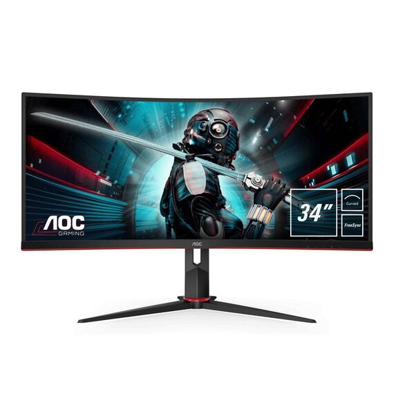 AOC Gaming CU34G2BK LED monitor curved 34 3440 CU34G2BK