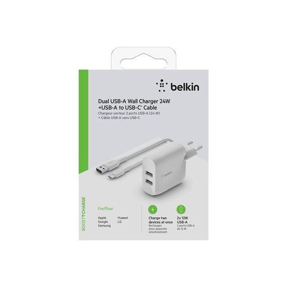 Belkin BOOST CHARGE Power adapter 24 Watt  WCE001VF1MWH